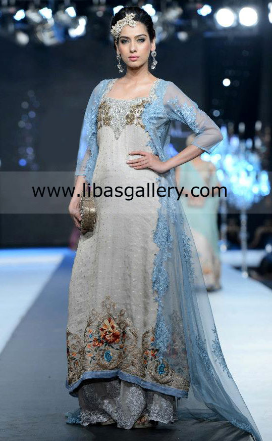 Ash Grey Cheville Special Occasion Wear