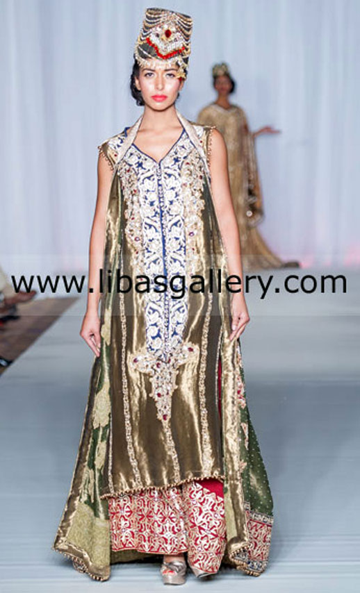 Beautiful Bridal Outfit with Lehenga Sharara By SARA ROHALE ASGHAR At Pakistan Fashion Week London, New Caledonia, Fiji, New Zealand Online Store Beautiful Bridal Outfit with Lehenga Sharara By SARA ROHALE ASGHAR At Pakistan Fashion Week London, New Caledonia, Fiji, New Zealand Online Store