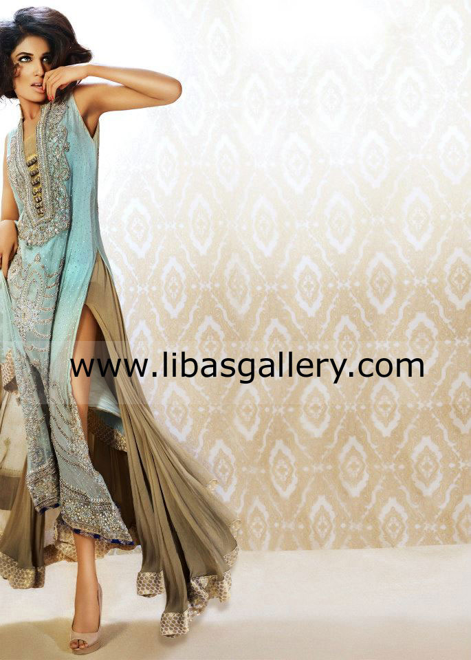 Crystal Blue Special Occasion Wear 