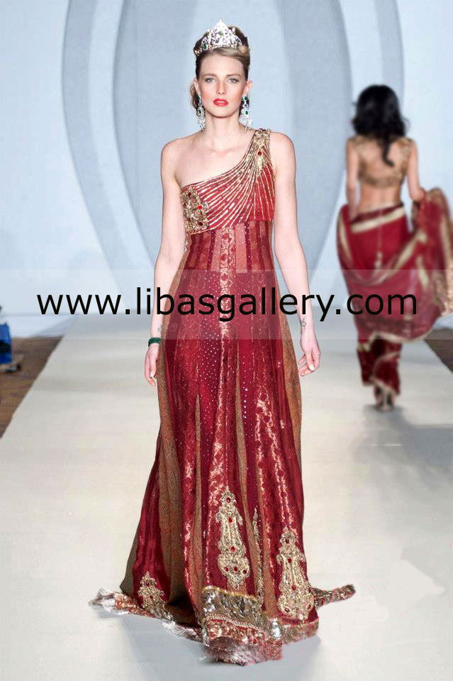 South Asian Special Occasion Wear Dresses For Women By Designer Rana Noman at Pakistan Fashion Week London San Antonio, Austin, Dallas, Houston Texas