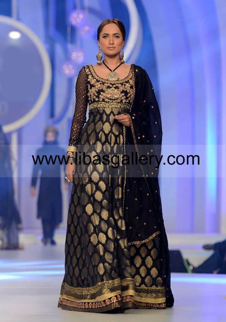 Pantene Bridal Couture Week 2013 Anarkali Suits by Zaheer Abbas Graceful Dresses Online Place Your New Year 2014 Order UK USA Canada India Australia