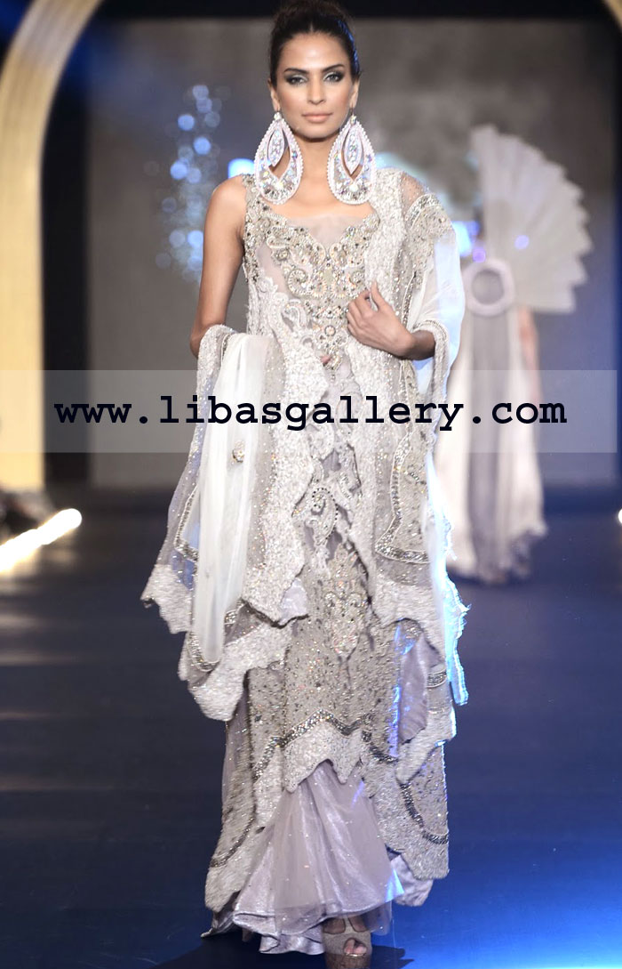 Bridal Wear Collection, Sonia Azhar Designer Divine Unison Bridal Suits at PFDC 2013 for Engagement Brides Buy Online in New York, Sonia Azhar Bridal Lehenga Los Angeles, USA, UK