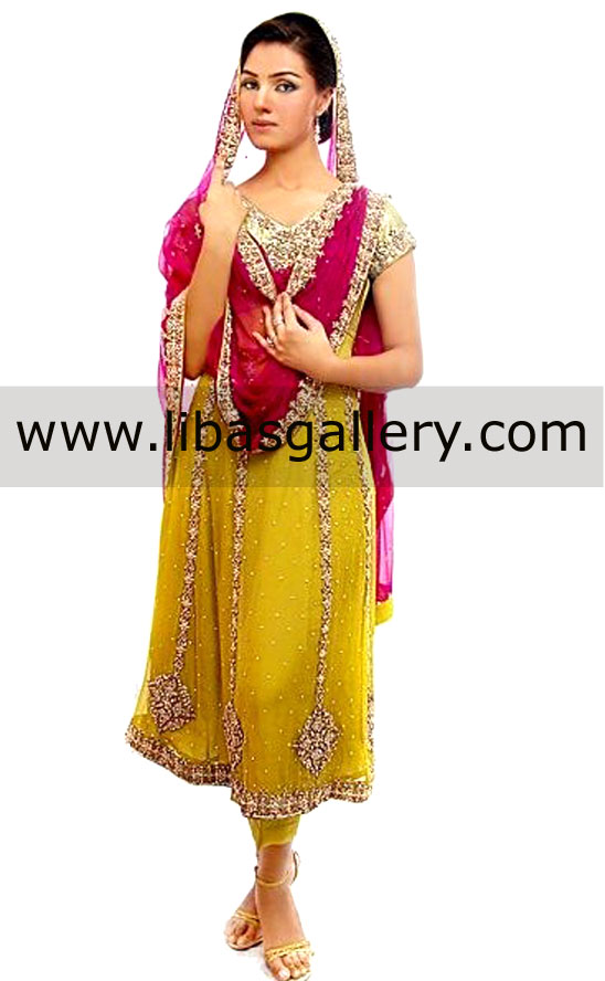 Pakistani Mehndi and Mayon dresses for weddings,  Mehndi and Mayon dresses for Pakistani bride, Mehndi and Mayon bridal dresses Pakistan Bridal Shops Houston, TX, USA