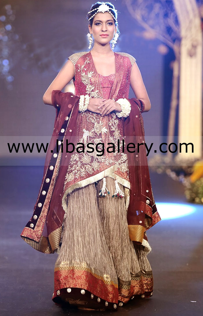 Dark Ruby Monterio Special Occasion Wear 