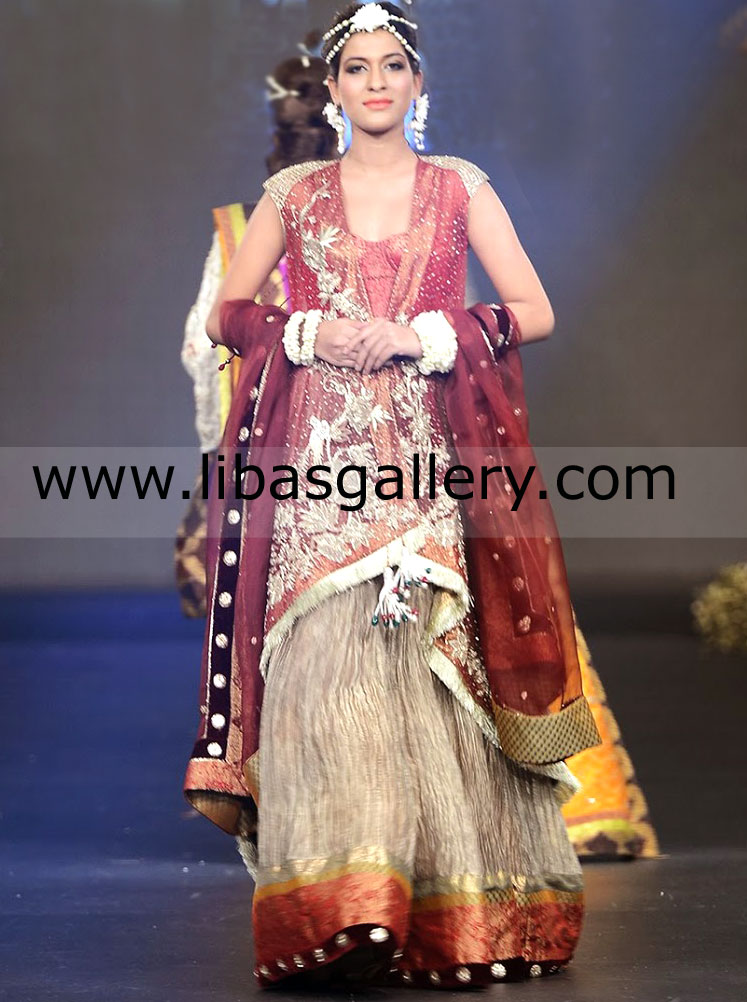 Dark Ruby Monterio Special Occasion Wear 