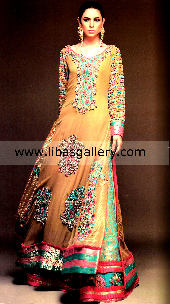 Ahmed Bilal wedding dress, Bridal Wear, bride, libasgallery.com, Ahmed Bilal couture, Ahmad Bilal Designer Bridal Collection, Ahmed Bilal bridal Dresses, Ahmed Bilal haute couture