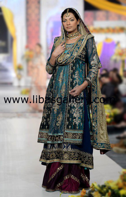 Teal Hayek Wedding Dress For Special Occasions
