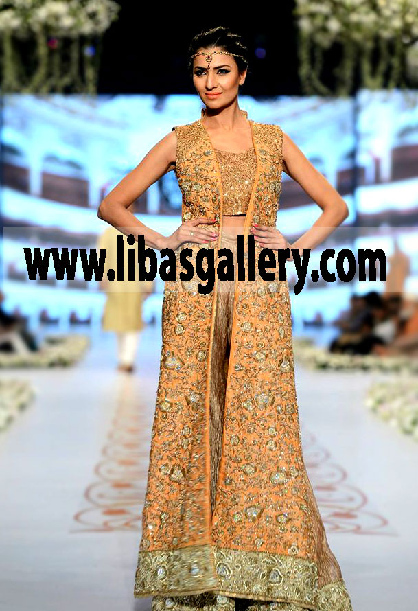 Asian Bridal Gown for Wedding Reception 9