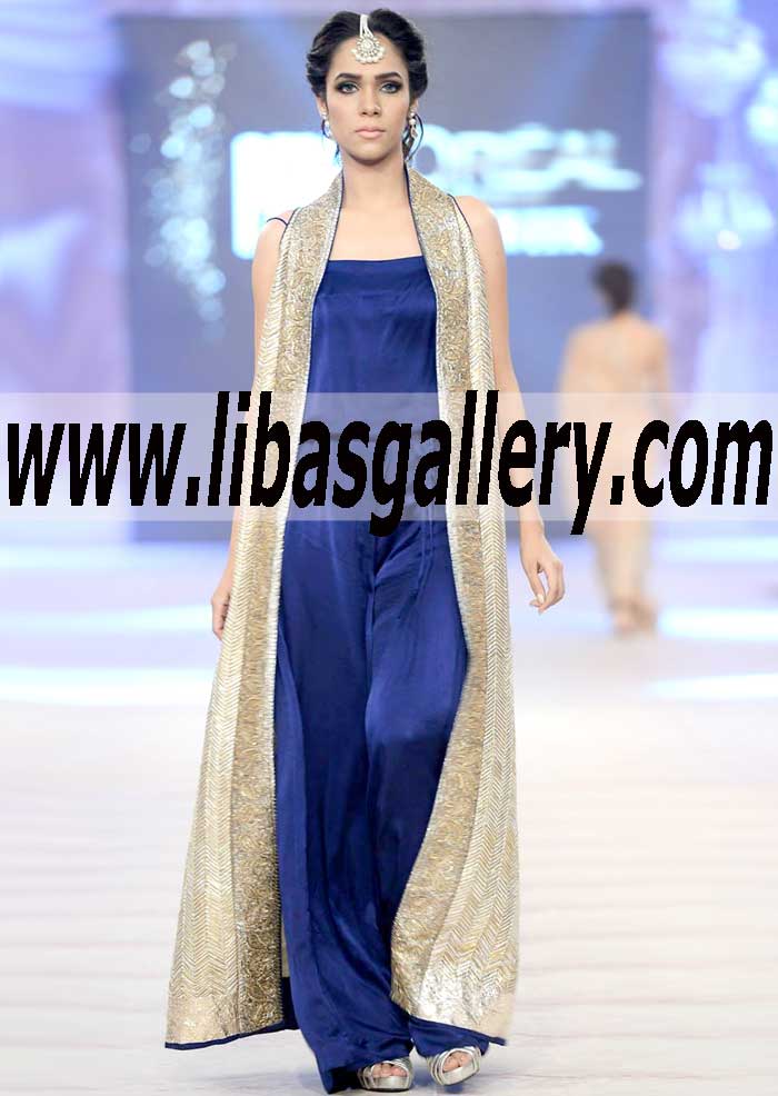 Effulgent Midnight Blue Jumpsuit for Parties and Special Events