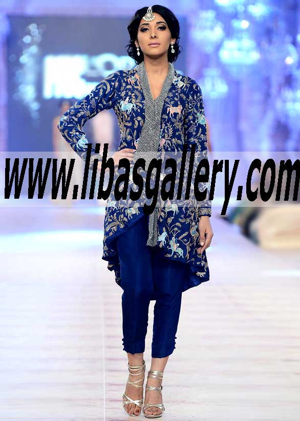 Marvelous Chic and Trendy Oxford Blue Dress for Parties and All Formal Occasions