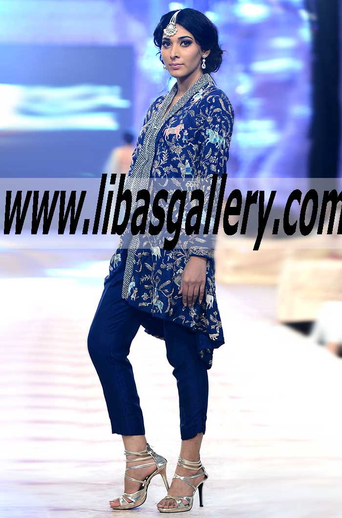 Marvelous Chic and Trendy Oxford Blue Dress for Parties and All Formal Occasions