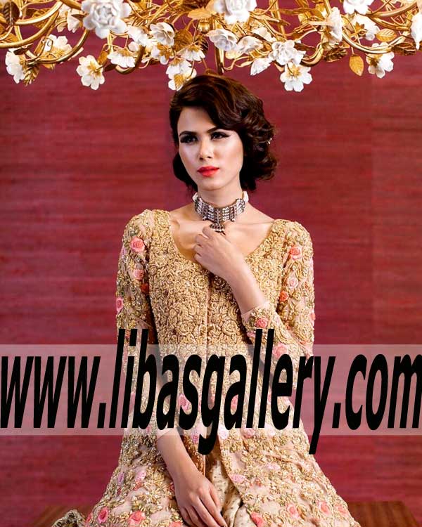 Dazzling Designer Bridal Outfit for Wedding and Special Occasions