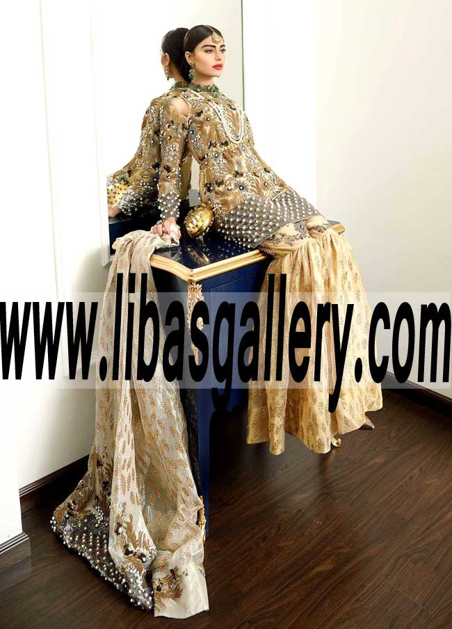 MUSE luxe Asian Gharara For Wedding And Special Occasions Bridal Gharara Dresses Richardson Texas TX USA New fashion Trends