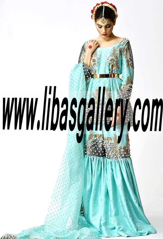 Pakistani Wedding Dresses Austin Texas TX US MUSE luxe Wedding Gharara Dresses Newest Arrival Today