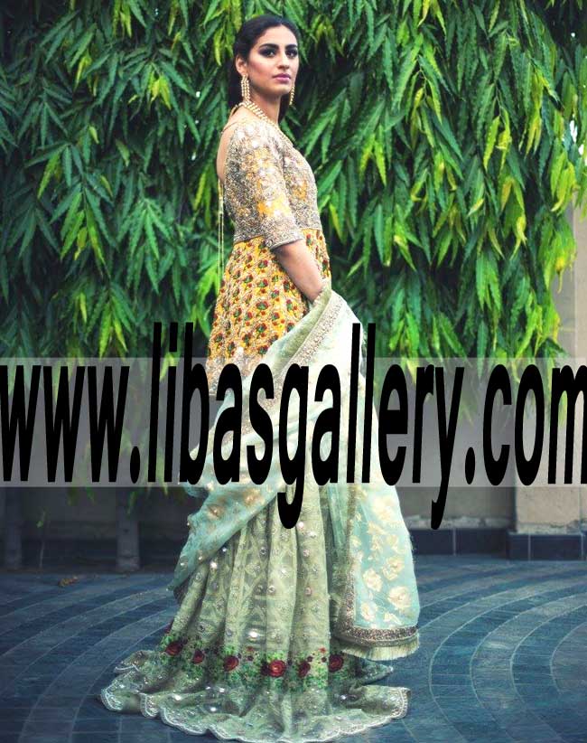 Pakistani Designer Suffuse by Sana Yasir Wedding Sharara Roanoke Virginia VA US Suffuse by Sana Yasir Wedding Sharara Pakistan Sharara for Special Occasions