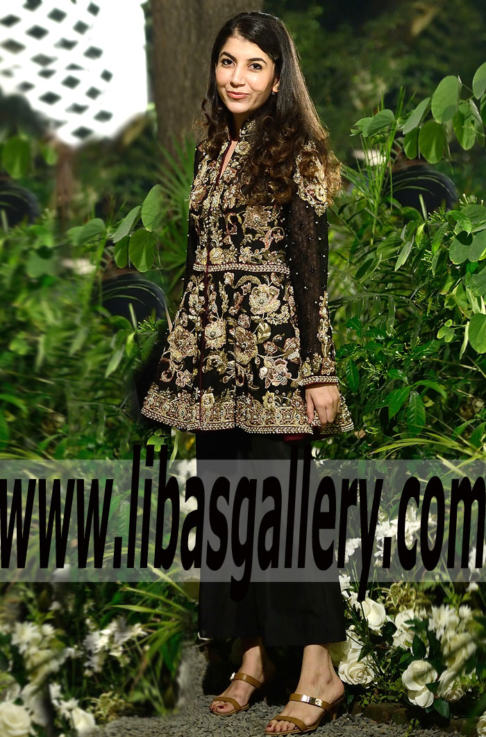 Breathtaking Anarkali dress with Alluring and Gorgeous Embellishments and Embroidery for Special Occasions