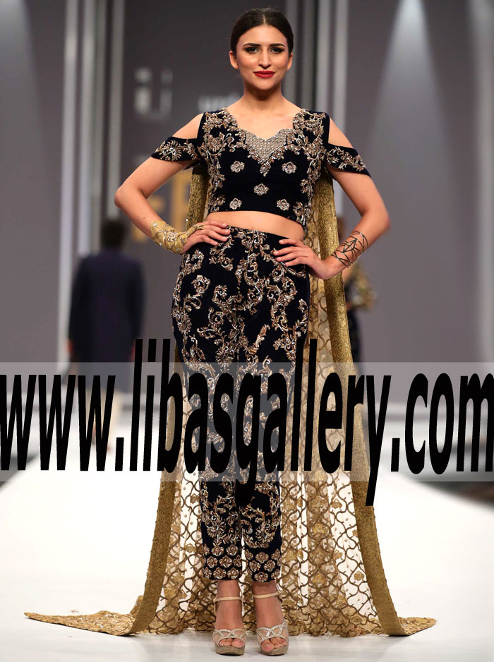 Alluring Embellished Designer Dress for Formal and Special Occasions