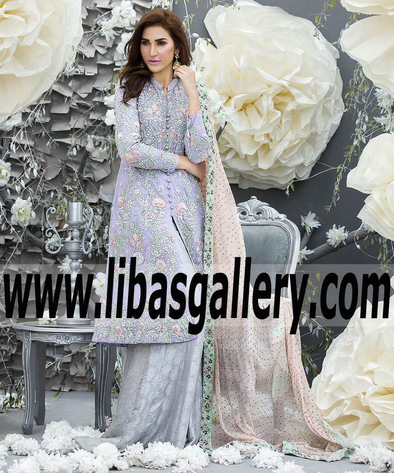 Ansab Jahangir Spring Special Occasion Dresses for Engagement Brides - Pakistani Indian Dresses for Nikkah Ceremony Leicester London UK