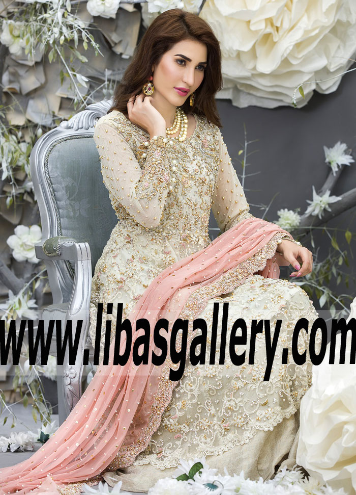 Ansab Jahangir - Pakistani Fashion Designer Ansab Jahangir SPECIAL OCCASION WEAR 2017 Collection Buy Online in Rockville Maryland USA