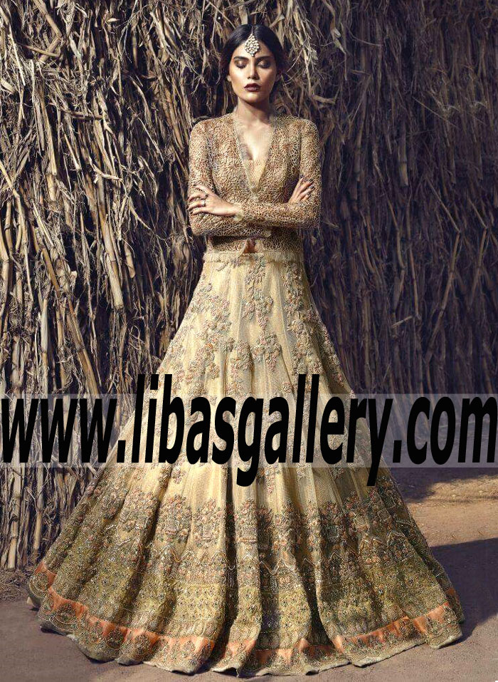 Farah & Fatima - Pakistani Fashion Designer Farah & Fatima SPECIAL OCCASION WEAR 2017 Collection Buy Online in Edison New Jersey NJ USA