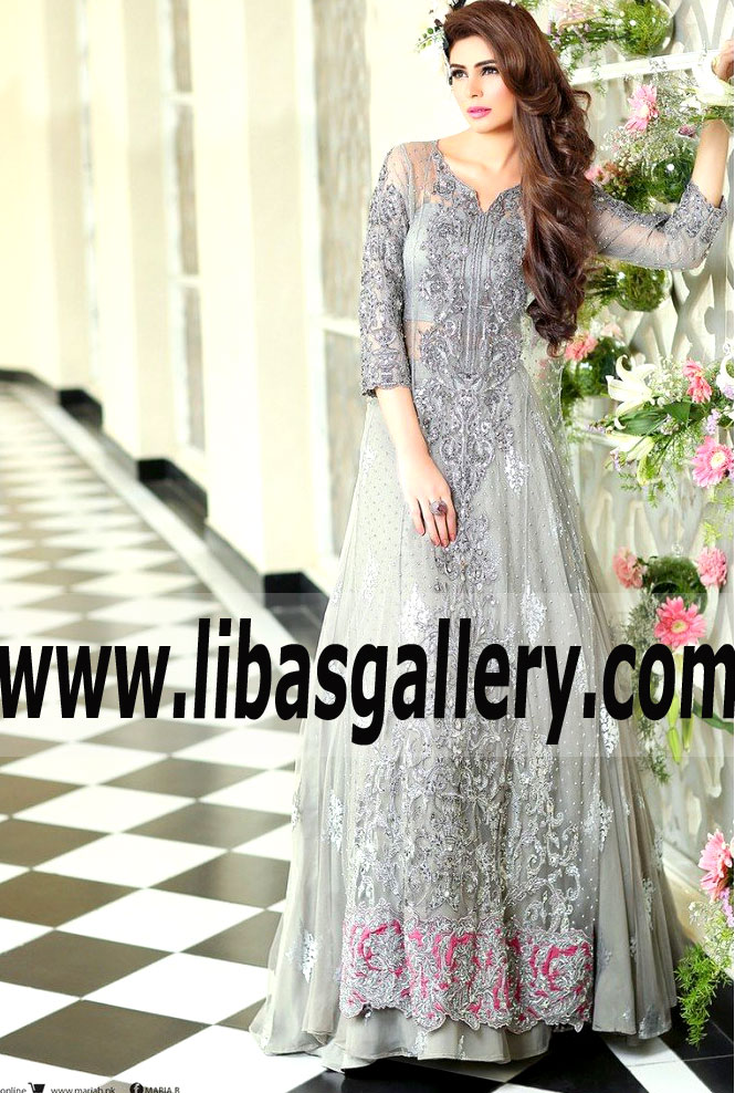 Maria B Special Occasions Dresses 2017 Collection, Asian Wedding Gowns, New Arrivals California CA USA