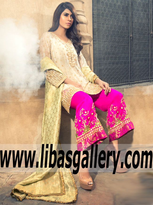 Latest Style Pakistani Designer Dresses Mina Hasan Pakistani Indian Party Dresses Hialeah Florida USA