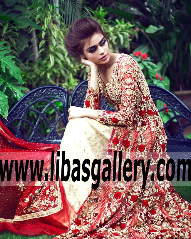 Dazzling Embellished Designer Dress for Party and Special Occasions