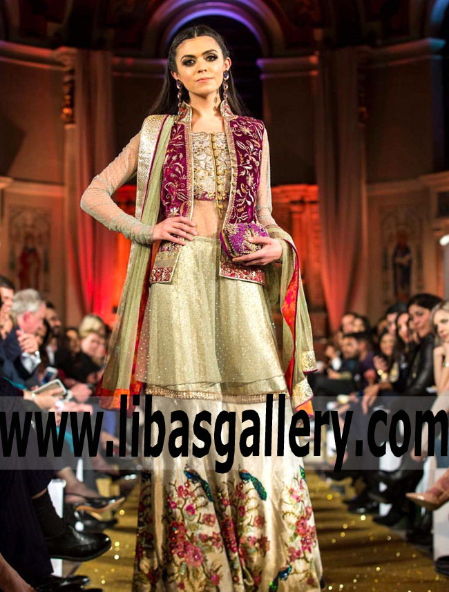 Traditional Wedding Dresses with Sharara For Formal And Evening Parties Faiza Samee Wedding Dresses Collection Designer Faiza Samee Wedding Dresses