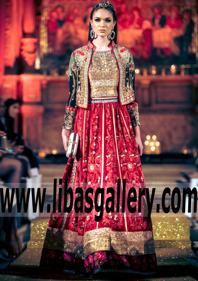 Newest Bridal Dress for Next Special Occasion Lehenga Dresses Pakistani Lehenga Dresses Pakistan Faiza Samee Fashion Parade London Collection