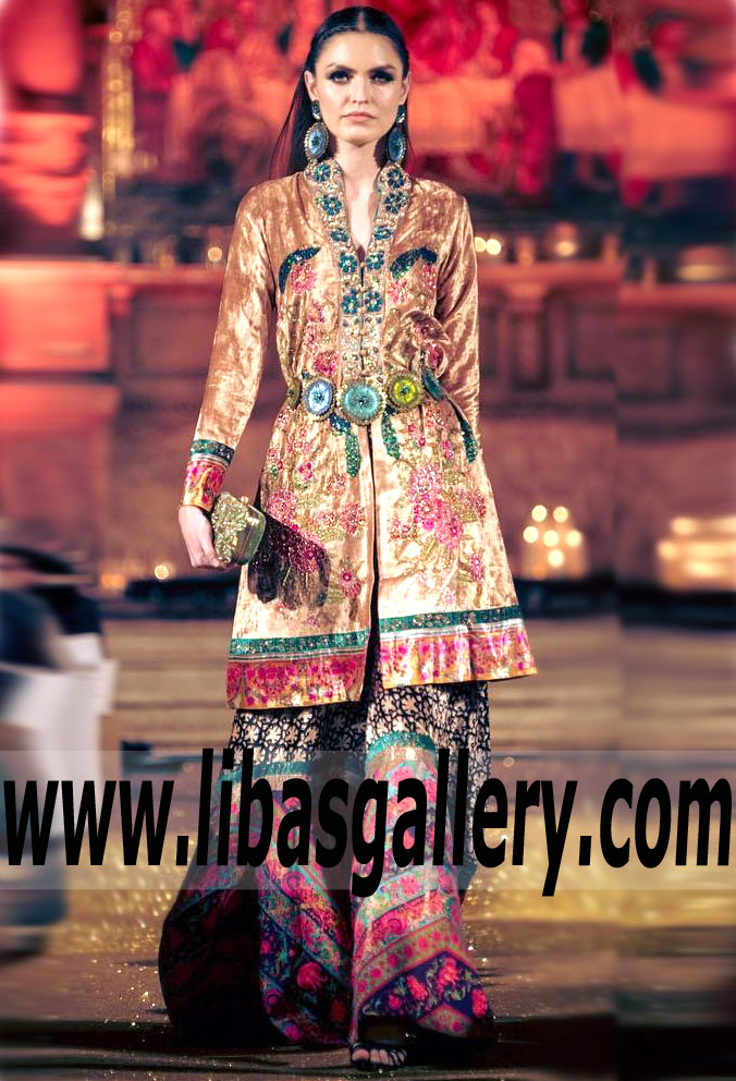 Sophisticated Pakistani Special Occasion Bridesmaid Dress for Party and Formal Events