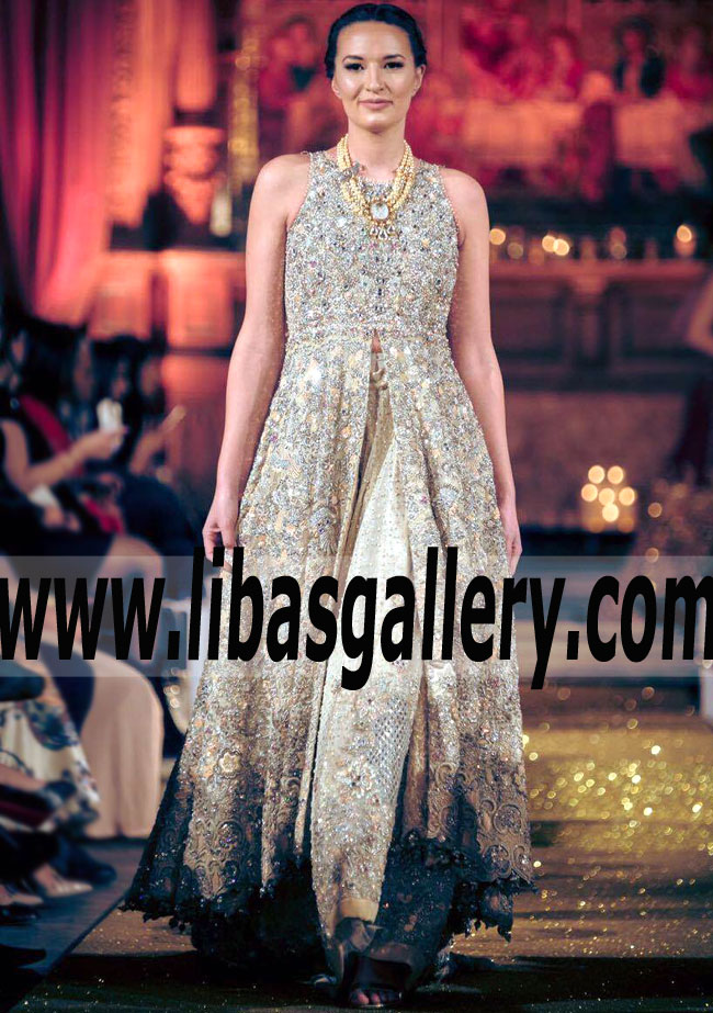 Amazing Embellished Wedding Lehenga Dress for Valima and Special Occasions