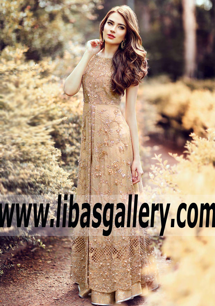 Long Anarkali Style Party Dresses Wedding Dresses Pakistani Designer Sara Naqvi Dresses Flushing New York NY US store