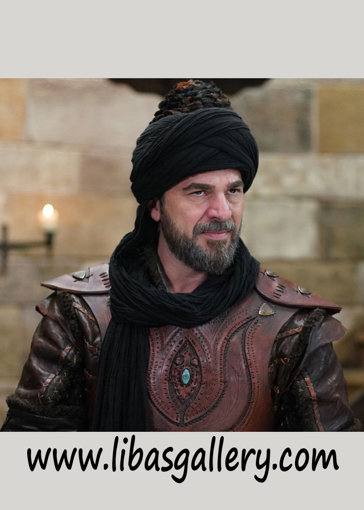 Turkish Style Black Turban Ertugrul Ghazi Bey
