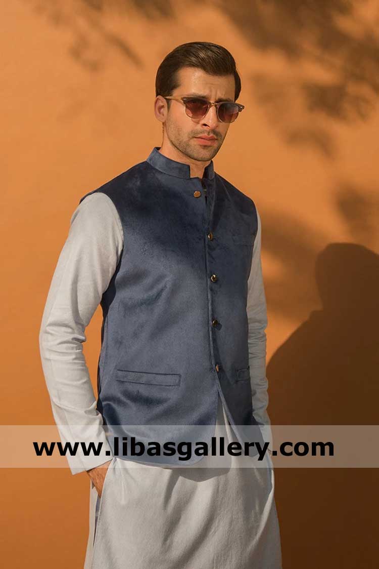 Bespoke men waist coat for outdoor dinner party