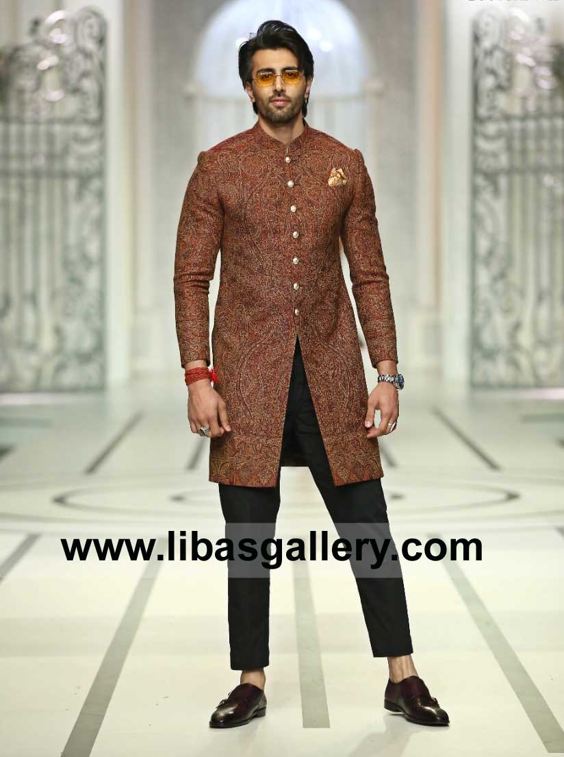 Iconic Style Sherwani for Men that Steals spot light on Nikah Ceremony